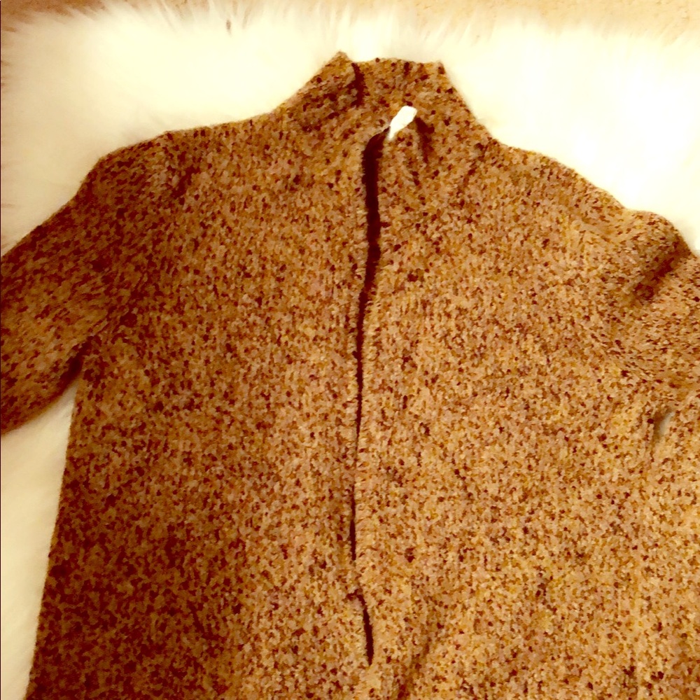 Jones Sport brown zipper cardigan